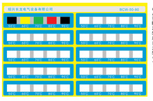 BCW50-90测温纸50/60/70/80/90五格温度贴片更多款不可逆示温标签