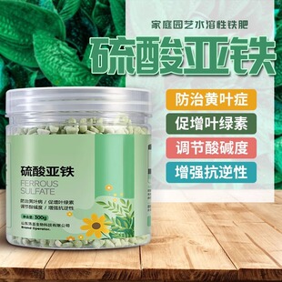 Ferrous Sulfate Soil Fertilizer for Green Plants and Flowers, Acidic Soil Amendment to Prevent Yellowing Leaves, Iron Supplement for Gardenias, Acid Adjustment for Flowers, Soil Ph Improvement