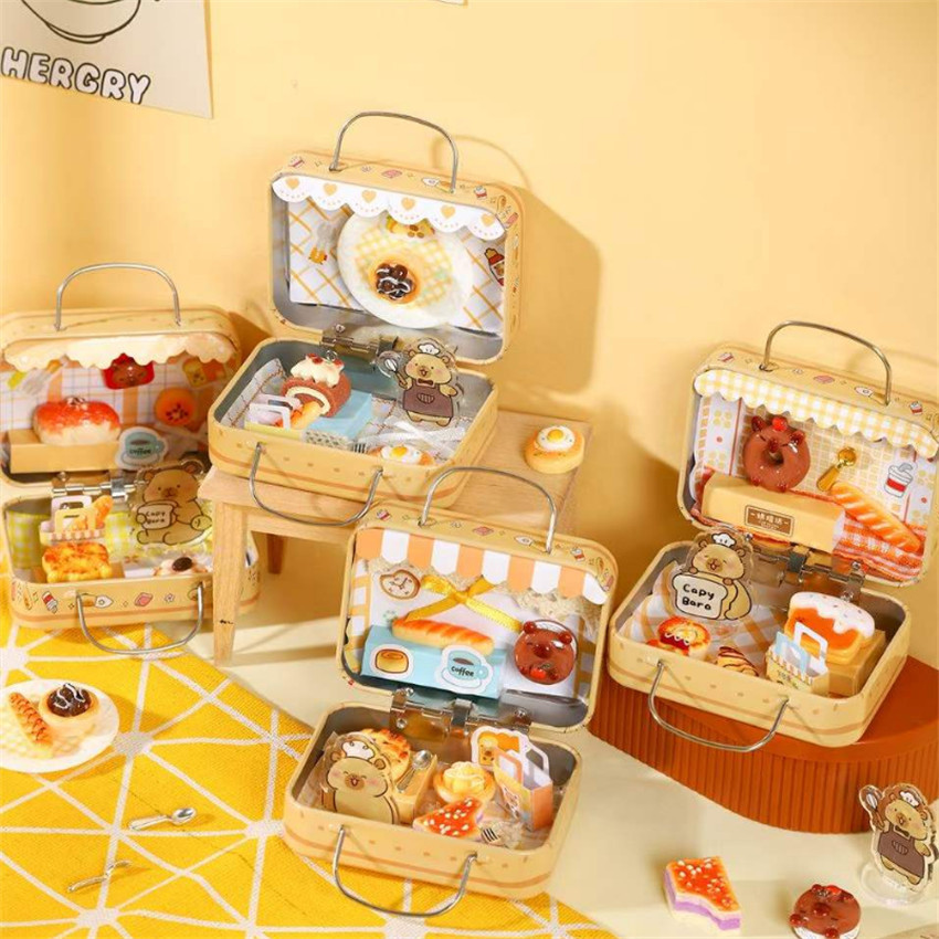 qingyifang kappabala baking house diy miniature candy toy box children‘s decompression interactive toy nostalgic simulation