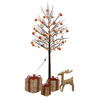 2024 new plug -in glowing glowing ancient copper Christmas tree decorative package hotel Shopping lighting lightlight dressing ornaments