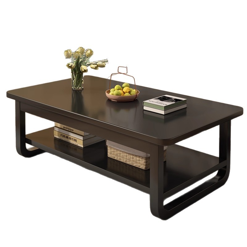 Mesa de té pequeña sala de estar simple pequeña mesa de oficina moderna simple sofá rectangular mesa de té