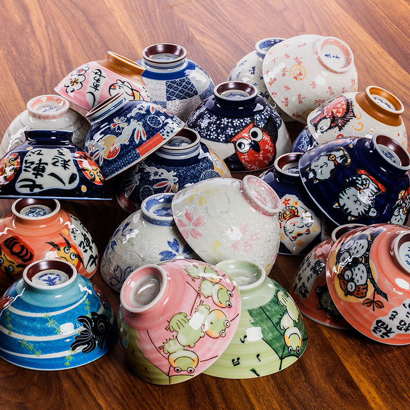 Japanese Imported Rice Bowl for Home Use Lucking Animal Small Bowl Lucking Cat Dharma Ceramic Bowl Japanese Tableware Japanese Imported Rice Bowl for Home Use Lucking Animal Small Bowl Lucking Cat Dharma Ceramic Bowl Japanese Tableware