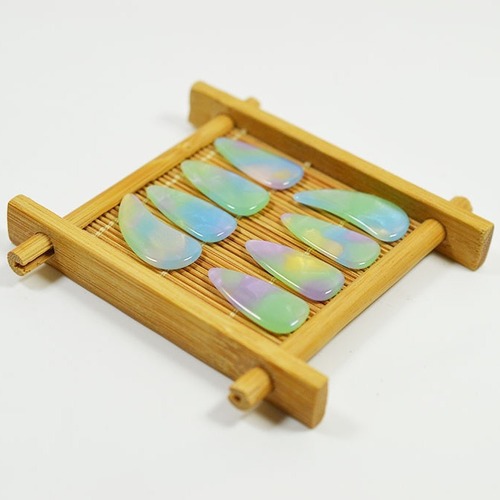 Wholesale colorful shell guzheng nails for professional performance and examination for adults and children double-sided arc guzheng nails