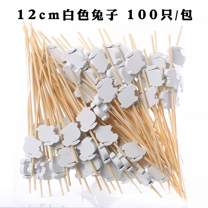 Fruit stick desechable flor stick