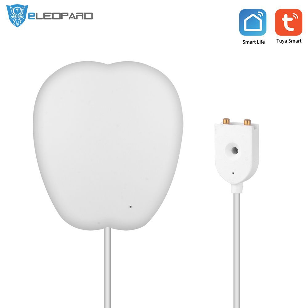 涂鸦智能wifi水位传感器家用溢水水浸探测器漏水报警器内置蜂鸣器