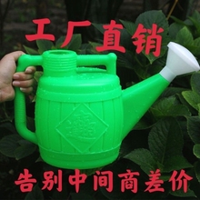大號塑料灑水壺澆花壺澆水壺種菜灑水噴頭大容量澆菜長嘴噴壺家用