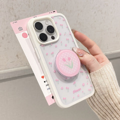 苹果17/16/15maxPRO小清新手机壳适用iPhone13碎花14透明保护壳