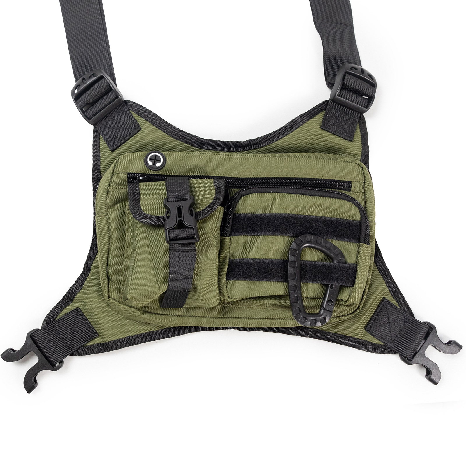 Spot Cross-Border Amazon Men's Tactical Chest Bag Outdoor Tactical Vest Outdoor Sports Vest Multi-Functional Backpack