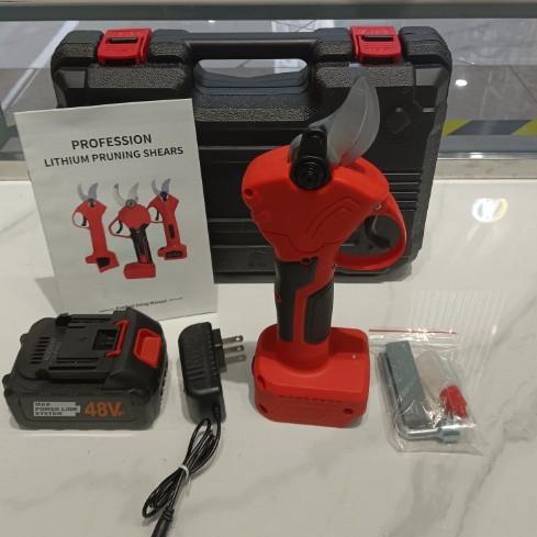 ワイヤレスリチウム電池ツール電動はさみ剪定はさみアーティファクト電動充電式はさみ卸売外国貿易電動はさみセット|undefined