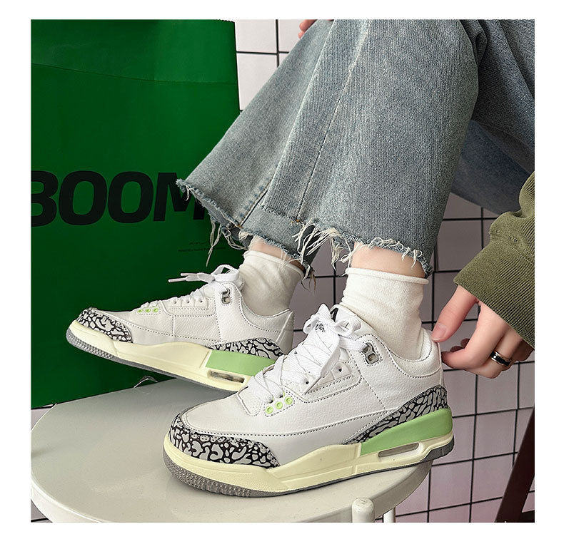 2023 Frühjahr neue Luftkissen-Sportschuhe männliche und weibliche Studenten Basketballschuhe Nische lässige kleine weiße Schuhe Paar Laufschuhe_voghion.com
