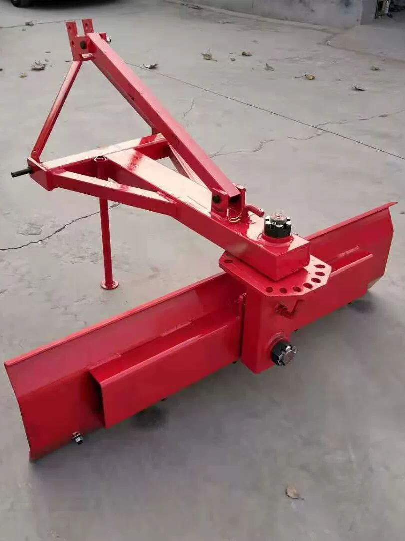 Гидравлический грейдер-трактор с сельскохозяйственной техникой, скреперного типа, для выравнивания, снегоуборки и укладки дорожного покрытия