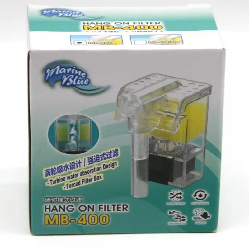 Aquarium Filial Filter Grass Tank Plug -in Aquarium Small Water Wall -Mart -hanging Cylinder Water Water Water Water Mitrant Filter 2