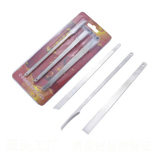 Factory wholesale stainless steel Yangzhou three knives pedicure knife set foot care to remove dead skin calluses three-piece set