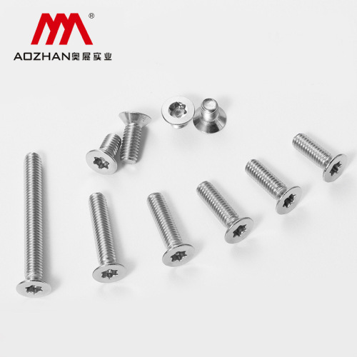 Aozhan Aofeng GB2673 plum blossom slot countersunk head screw 304 stainless steel countersunk head screw M2-M10