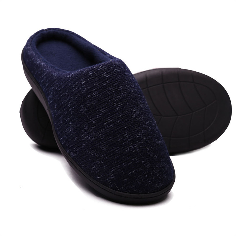 E-Commerce Slippers Tpr Sponge Sbr Memory Microwave Gel Slippers Amazon Cross-Border Fabric