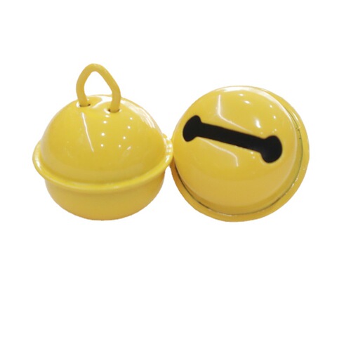 Paint candy color 22mm colorful pet small round bell DIY keychain accessories Christmas metal hanging bell