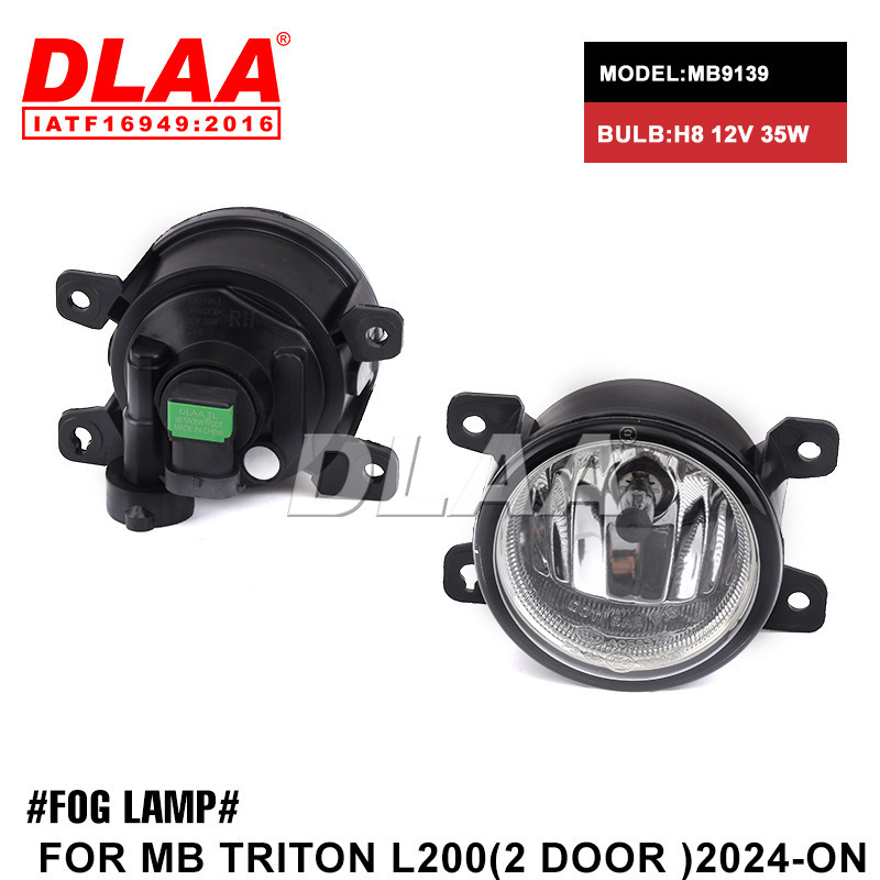 Aplicable a Mitsubishi 2024 nuevo conjunto de lámpara de niebla delantera L200 Triton pickup luz de conducción diurna luz de barra delantera