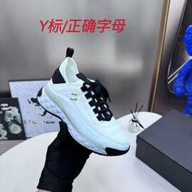 老爹鞋女2025秋冬新款增高厚底休闲跑步鞋真皮运动鞋ins潮气垫款