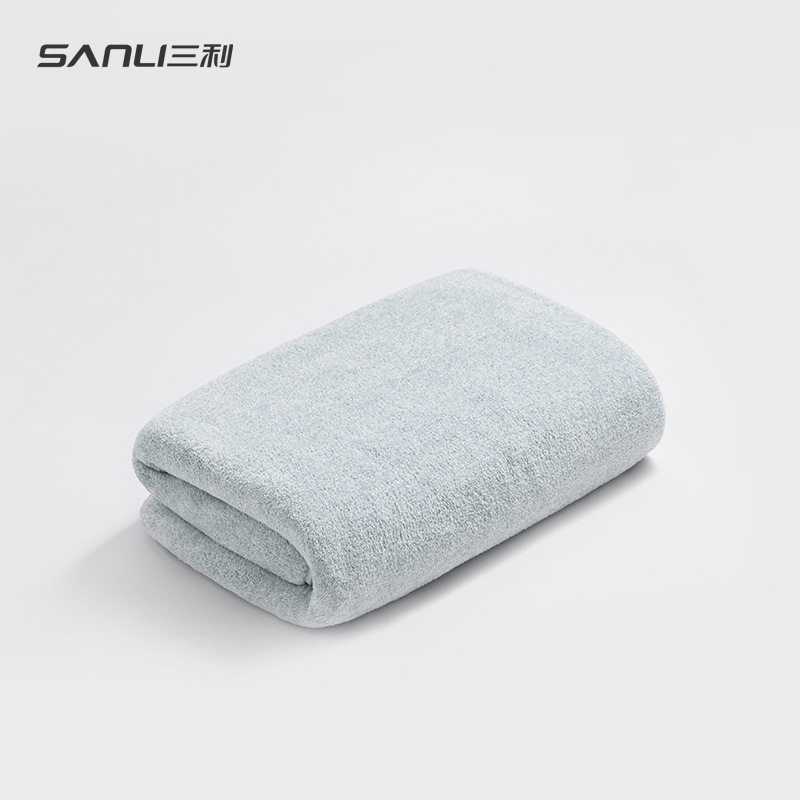 Toalla de felpa gruesa para hombres y mujeres, suave y absorbente - Sanli image 9
