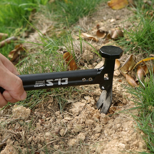 CLS outdoor mini hammer multi-functional stainless steel aluminum alloy handle camping tent canopy floor nail hammer