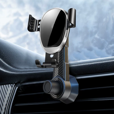 Mobile Phone Car Holder New Car Navigation Car Air Conditioning Support Fixed Air Outlet Universal Navigation Mobile Phone Hook