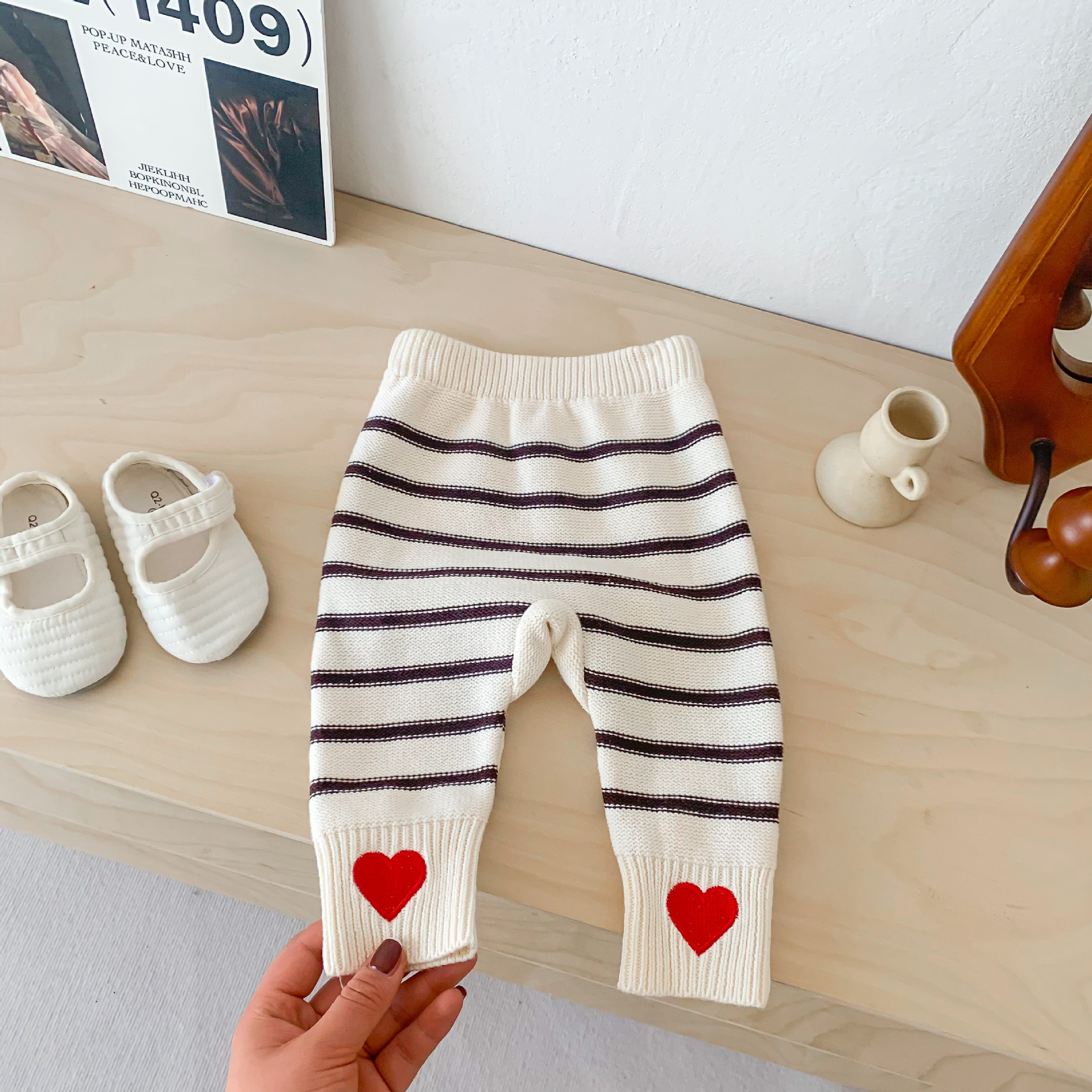 Casual Stripe Solid Color Cotton Pants & Leggings display picture 4