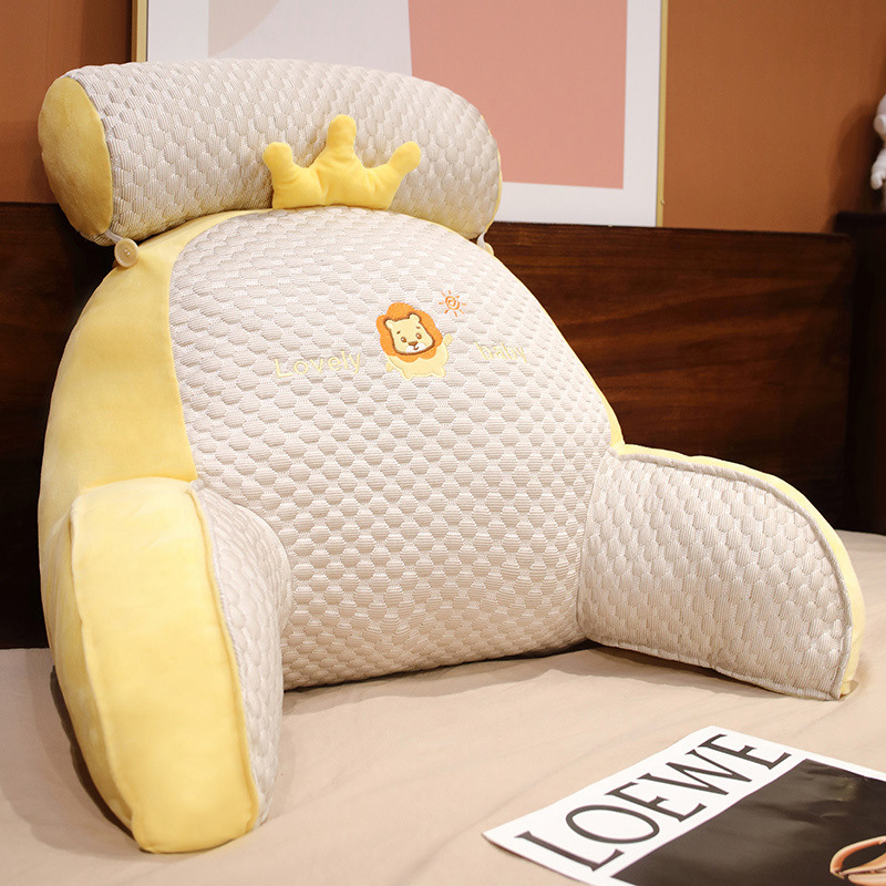 De dibujos animados de frijol de hielo cojín del sofá cojín de oficina en casa cintura almohada de peluche de juguete femenino Regalo de Cumpleaños lote