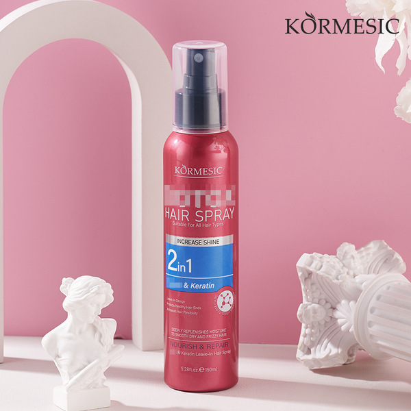 KORMESIC Cross-border full English keratin leave-in hair care spray…
