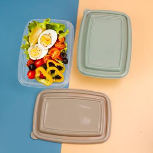 Lunch Box Disposable Fat-Reducing Light Food Takeaway Lunch Box Wholesale Salad Environmentally Friendly Packaging Box 1000ml Fast Food Box Pp