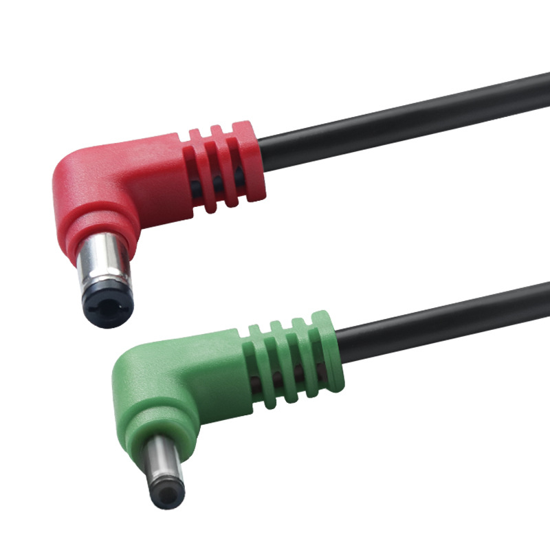 Wholesale air conditioner fan connection wire DC 5521 turns 38135 elbow tee wire 36V two-in-one power cord