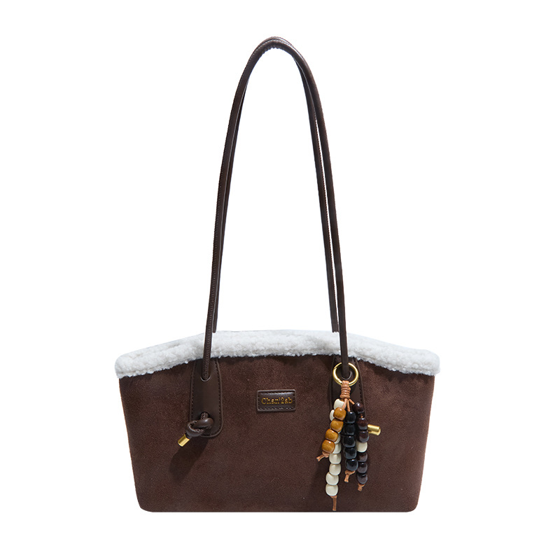 Corea del Sur mochila de seda esmerizada bolsas inferiores de mujer otoño invierno 2025 nuevo retro de hombro bolsas de mano de viaje