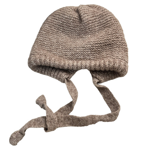 Autumn and winter warm Maillard knitted hat wool blend bag hood versatile woolen hat crossbody bag cold hat