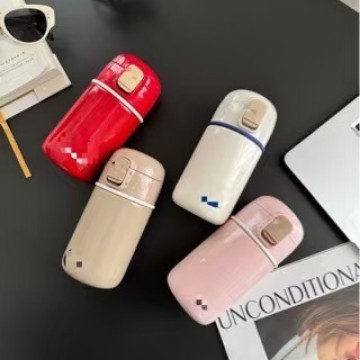 日本弹盖随行保温杯360ml迷你小巧高颜值保温时间长