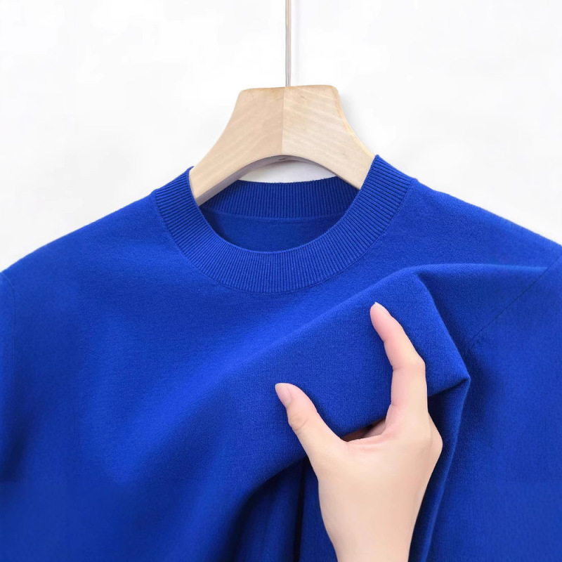 2025 Spring and Autum New Middle-Aged Men's Youth Knitwears Half Turtleneck Short-Sleeved Knitwears Wholesale Dropshipping 2025 Spring and Autum New Middle-Aged Men's Youth Knitwears Half Turtleneck Short-Sleeved Knitwears Wholesale Dropshipping