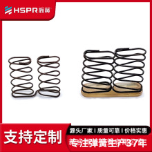 双扁簧琴钢丝双扁线压缩弹簧汽车配件单向器扁弹簧来图定制厂家