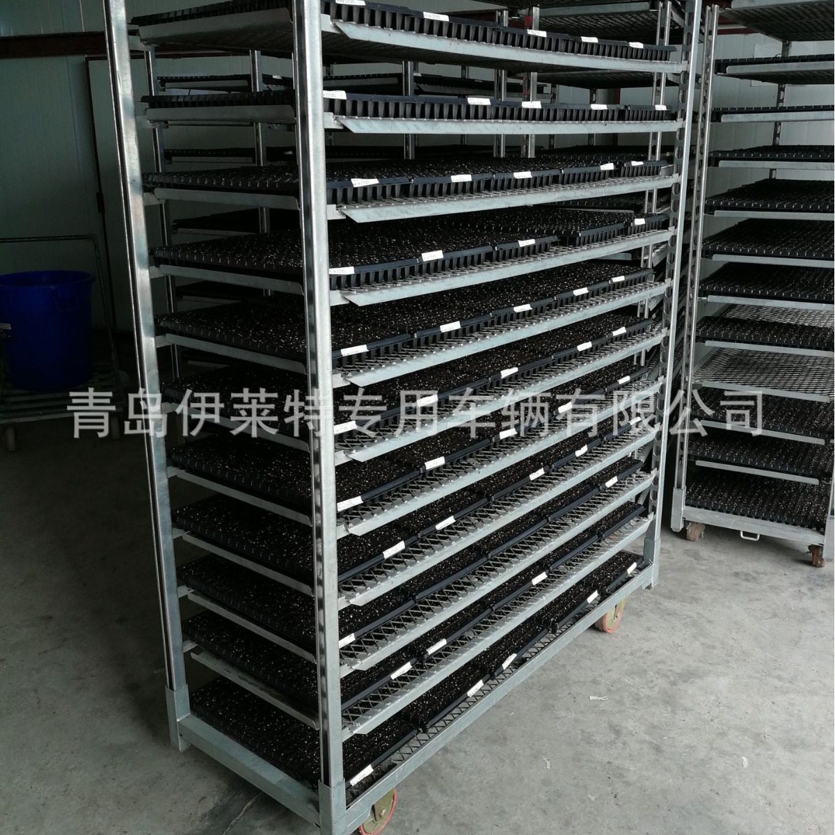 厂家直销供应育苗车，层间高度可调节，基地大棚之间运输周转车