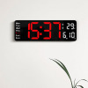 13 -inch simple sitting dual -use living room clock large font electronic clock multi -group alarm clock temperature weekly screen 6629