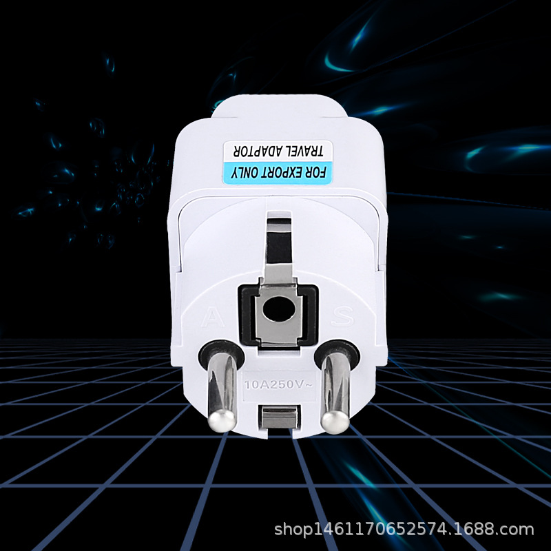 Enchufe de conversión estándar alemán Convertidor de enchufe estándar alemán Adaptador de enchufe estándar alemán Francés alemán Enchufe de viaje