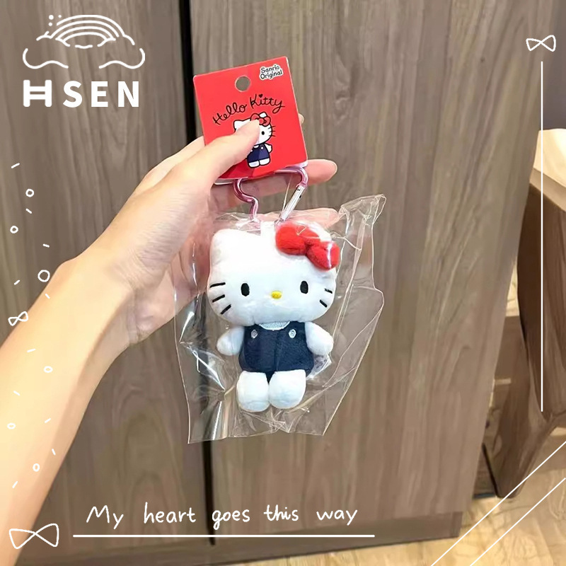 爆款hellokitty小挂件 blackpink同款爱心扣KT猫包包挂扣挂饰玩偶|undefined