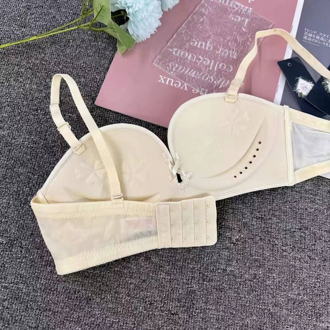 Nuevo sujetador de alta calidad de moda de encaje jacquard transpirable ajustable confortable tipo de pecho pequeño tipo de ropa interior para mujeres