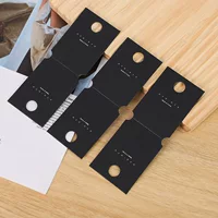 NYU Black Card высококачественные бронзовые аксессуары для волос картон зажим для волос картон дисплей ювелирных изделий картон оптом