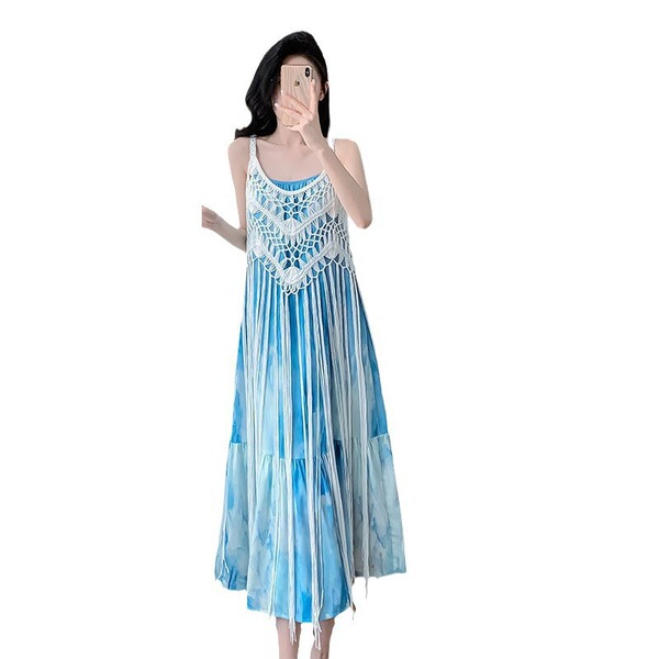 Blue dress from Yunnan province