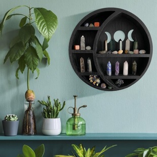 �羳ľ�|ˮ��չʾ��Cat in the Moon Crystal Wooden Shelf��ˇƷ