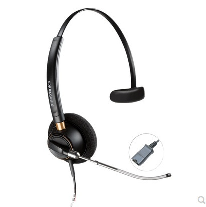 Plantronics/deli special HW510V single-ear sound guide tube type HD anti-noise telephone headset headset