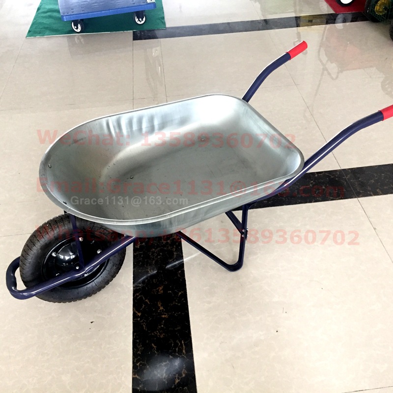 青岛厂家直销50L建筑工地水泥推车沙子手推车wheelbarrow巴西市场