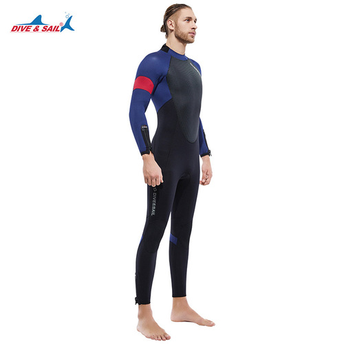 Amazon 5MM Insulated Wetsuit with Fleece Long Sleeve One-Piece Diving Suit for Winter Swimming, Snorkeling, Surfing