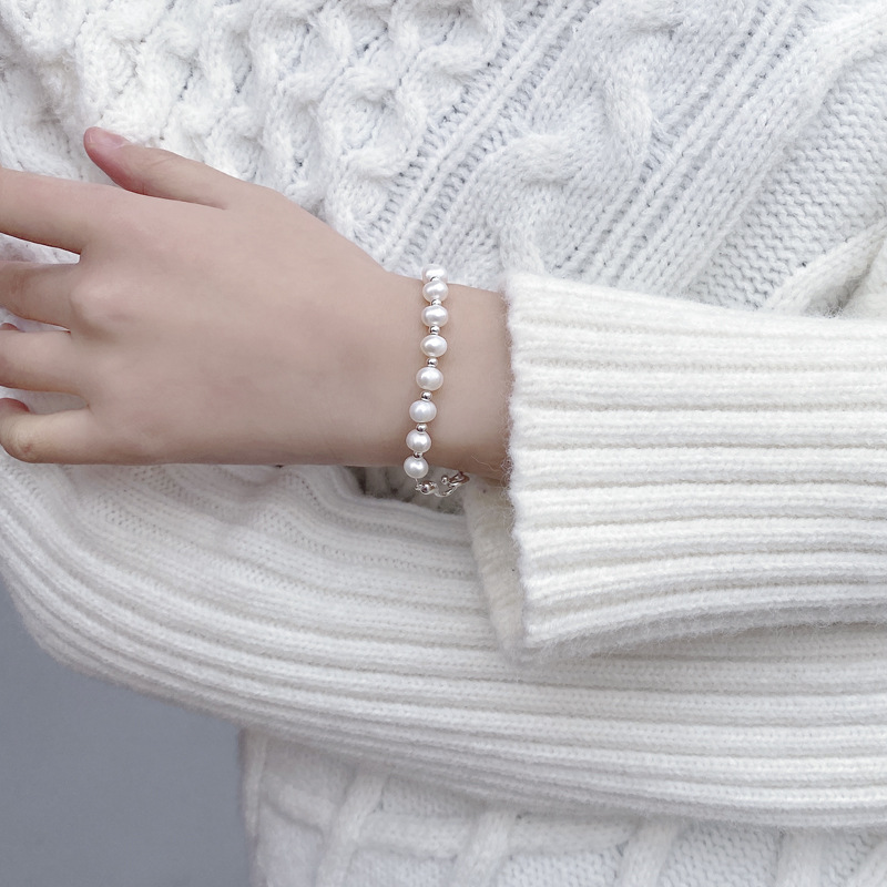 Fashion Geometric Sterling Silver Plating Bracelets 1 Piece