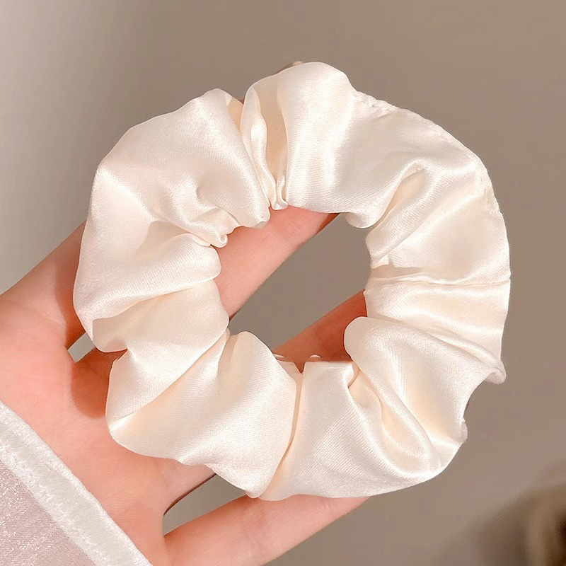 Dulce de alto nivel, anillo de cabello de intestino grueso, cordón de cabello de cola de caballo baja coreana, cordón de cabello grande, delicado, adornamiento de cabello de princesa de alto valor