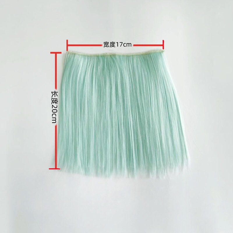 Cotton Doll Special Wig for Frizzy Hair DIY Extension Thickening with Clips Wig Clips Hair