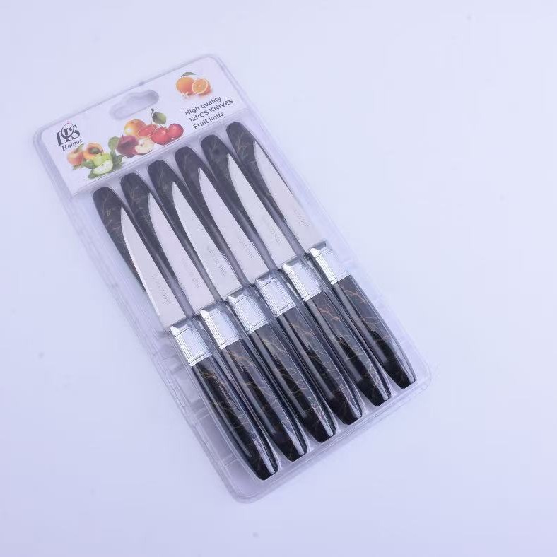 13 colores, 12 juegos de cuchillos para frutas, el stock de fábrica se puede enviar directamente para satisfacer las necesidades de diferentes estilos